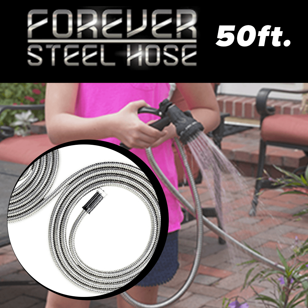 Forever Steel Hose – 50ft