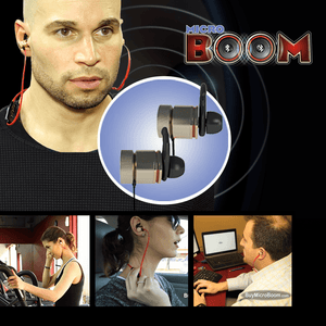 MicroBoom Ear Buds – Black